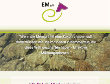 Tablet Screenshot of emev.de